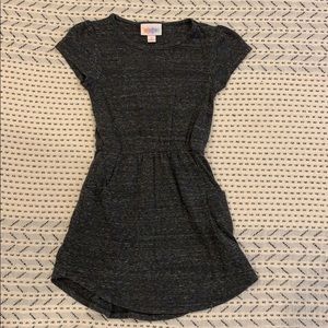 LulaRoe Gray Dress with pockets